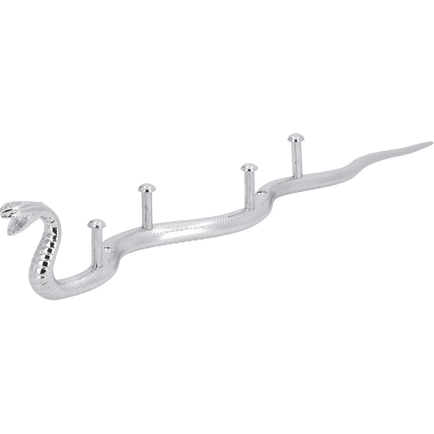 Siro Hakenleiste 2088 Metall Chrom Glänzend Länge 369 mm 4 Haken