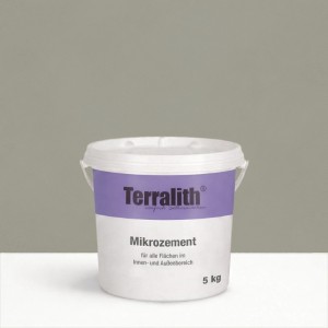 Terralith Mikrozement Fix & Fertig LFN0802 Dunkelgrau 5kg Grob 4,25qm