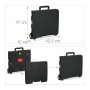 Relaxdays Einkaufstrolley ABS Aluminium Grün Klappbar 99 cm x 45,5 cm x 37,5 cm 3 kg_5
