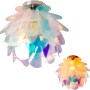 Irisierende Näve Deckenleuchte Fora, 40 cm, in Blütenform. Moderne Deckenlampe für Wohnräume.