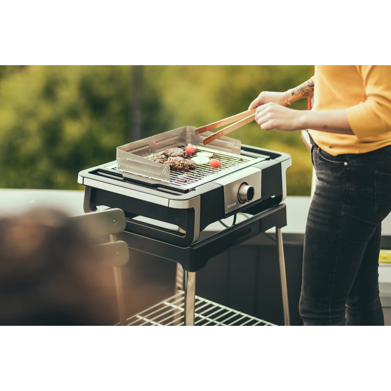 Barbecue Elettrico SEVERIN DigitalBOOST S - Griglia Da 500°C, Display OLED, 3000W - Foto 11