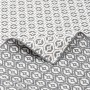 Grauer Snapstyle In- und Outdoor Teppich Cape Cod, 100x200 cm, mit geometrischem Muster.