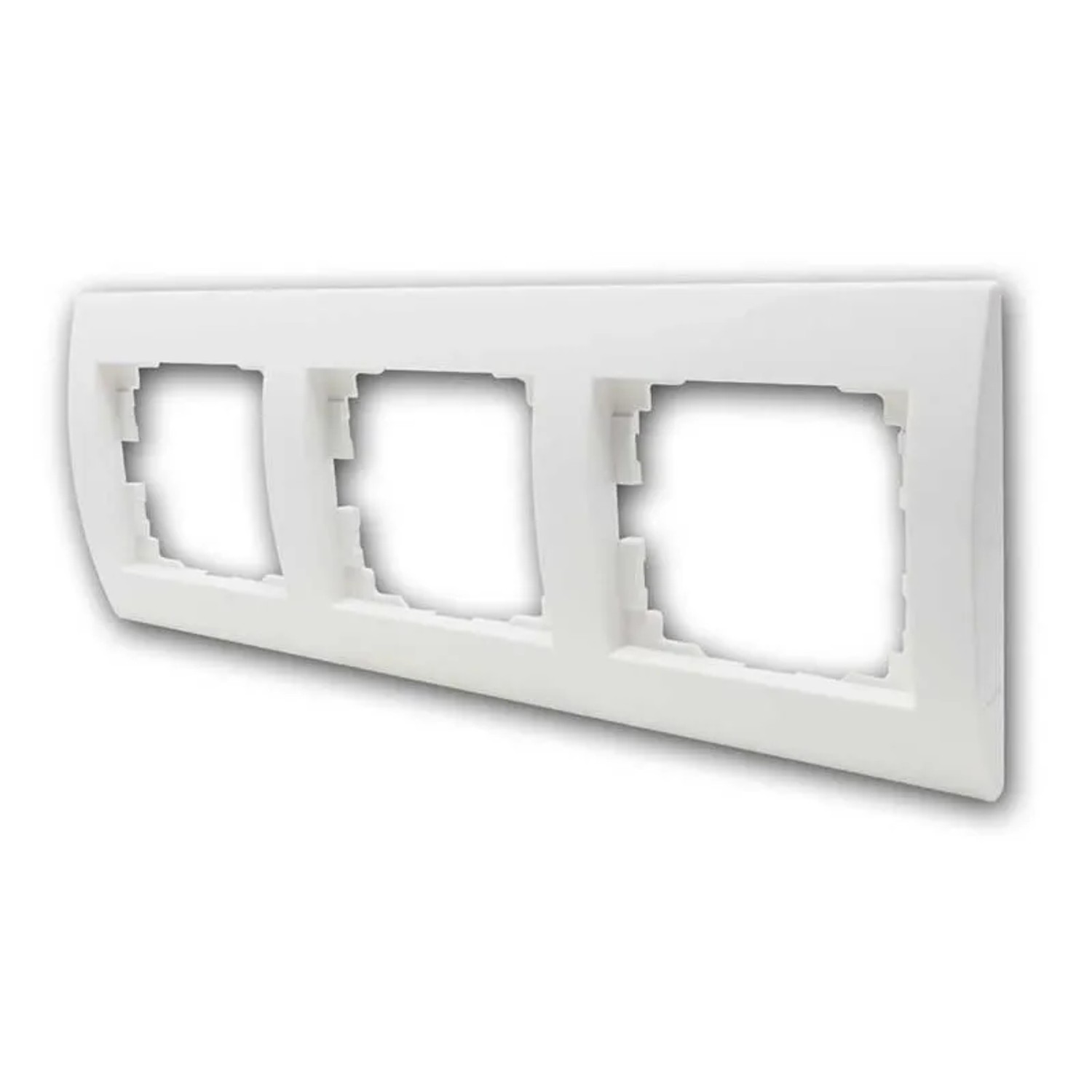 Kanlux LOGI Rahmen 3-Fach Horizontal Weiß