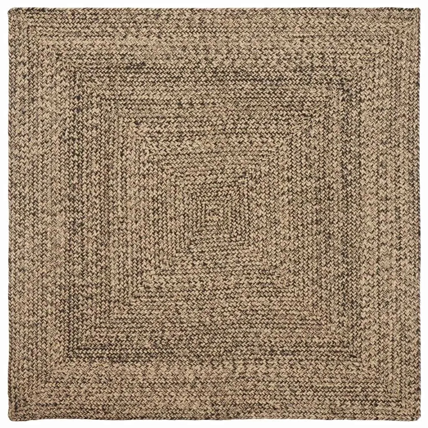 vidaXL Bereichsteppich Braun 120 x 120 cm Jute 42010498 günstig online kaufen