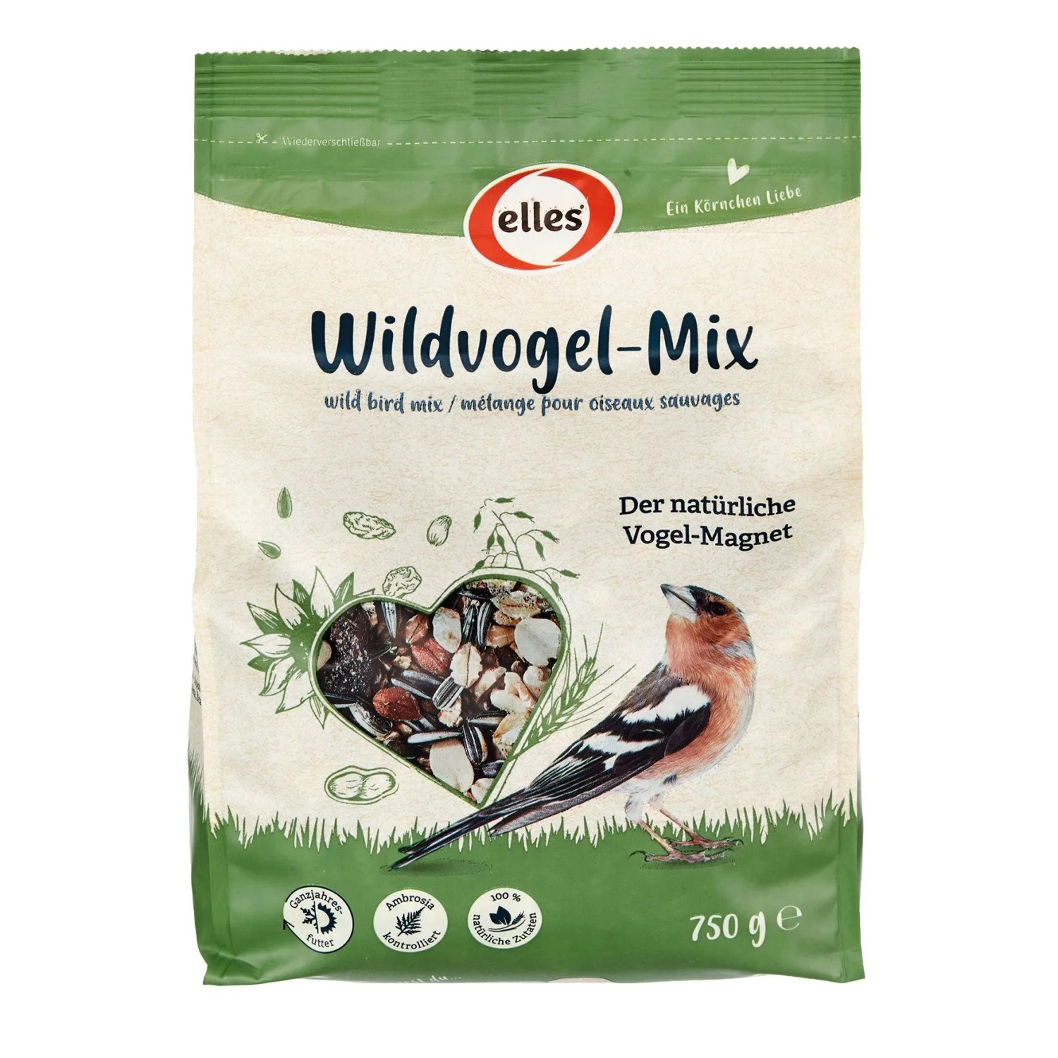 Elles Ergänzungsfutter Wildvogel-Mix 750 g