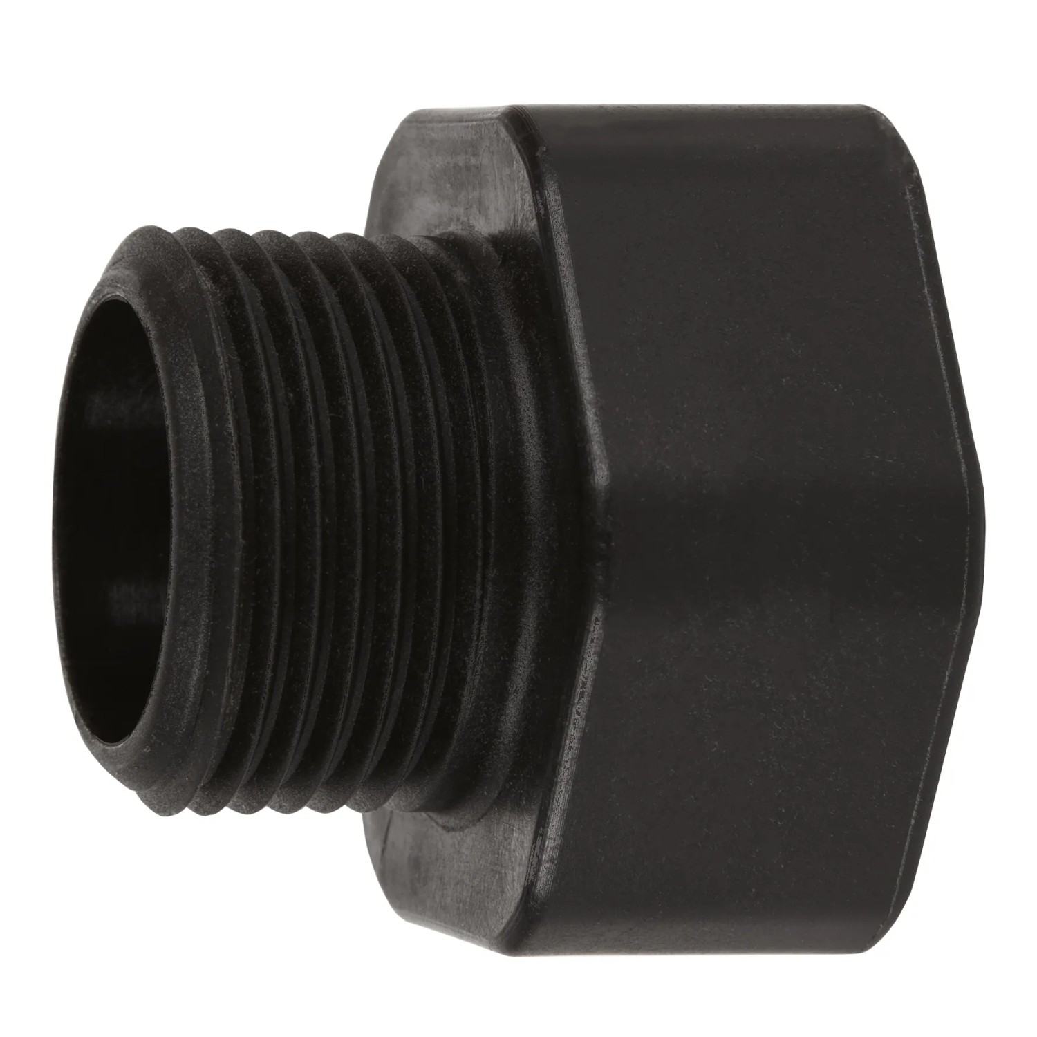 Schwarzer Adapter (33,3 mm) für Einhell Gartenpumpe GE-GP 1145 ECO.