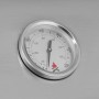 Detailaufnahme des Deckelthermometers vom Jamestown Gasgrill Kane.