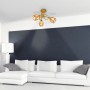 Goldener, abstrakter Näve LED-Spot Josefa mit 3 Leuchten für die Decke.