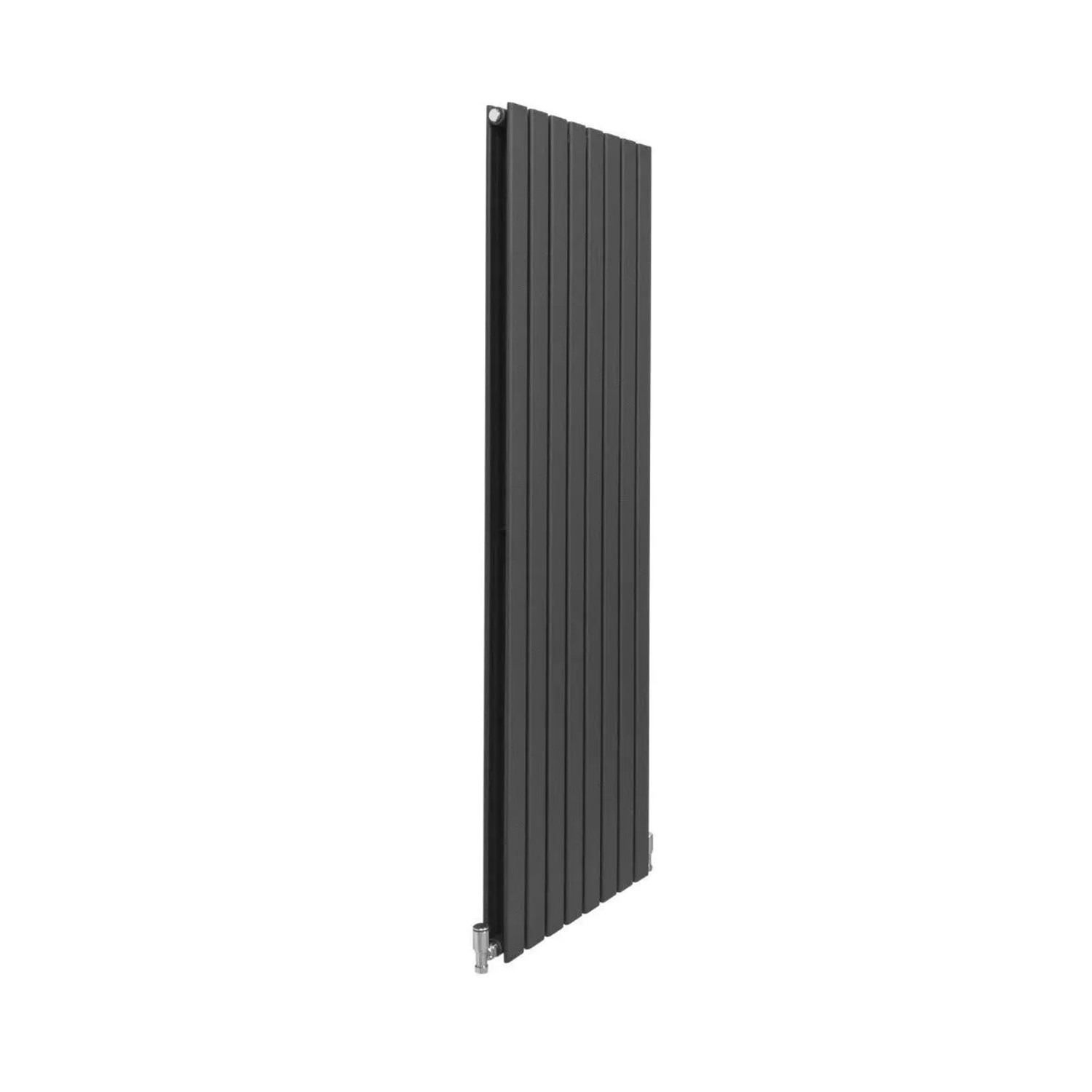 Monstershop Paneelheizkörper, anthrazitgrau, 1600x420mm, aus Stahl, für Heizungssysteme.
