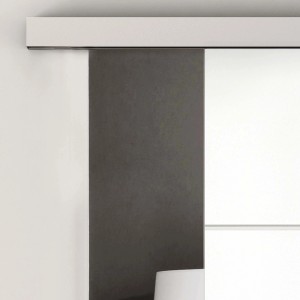 Novadoors Schiebetürsystem Nova 407 für Holztür, 200 cm, mit Laufschiene.