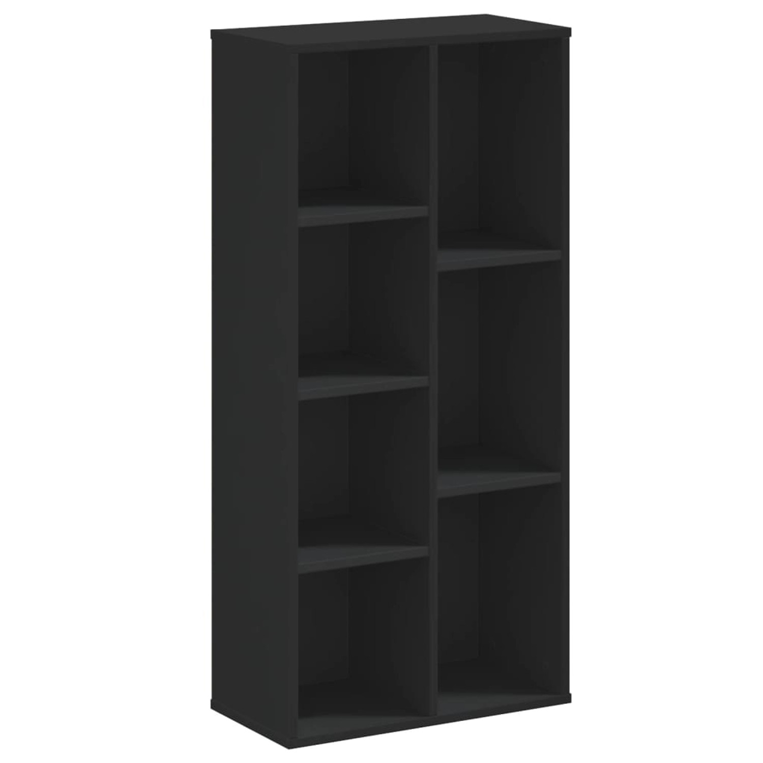 vidaXL Bücherregal Bücherregal Standregal Bodenregal Schwarz 50x25x105 cm S günstig online kaufen