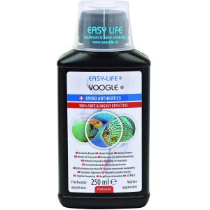 Easy Life Voogle Aquarium-Heilmittel, 250 ml Flasche zur Fischgesundheit und Immunstärkung.