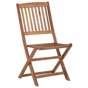 vidaXL Klappbare Gartenstühle 2 Stk Massivholz Akazie 313603