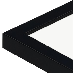 Detailansicht: Schwarzer WANDStyle Galerierahmen für 5 Fotos (13x18 cm), 30x90 cm.