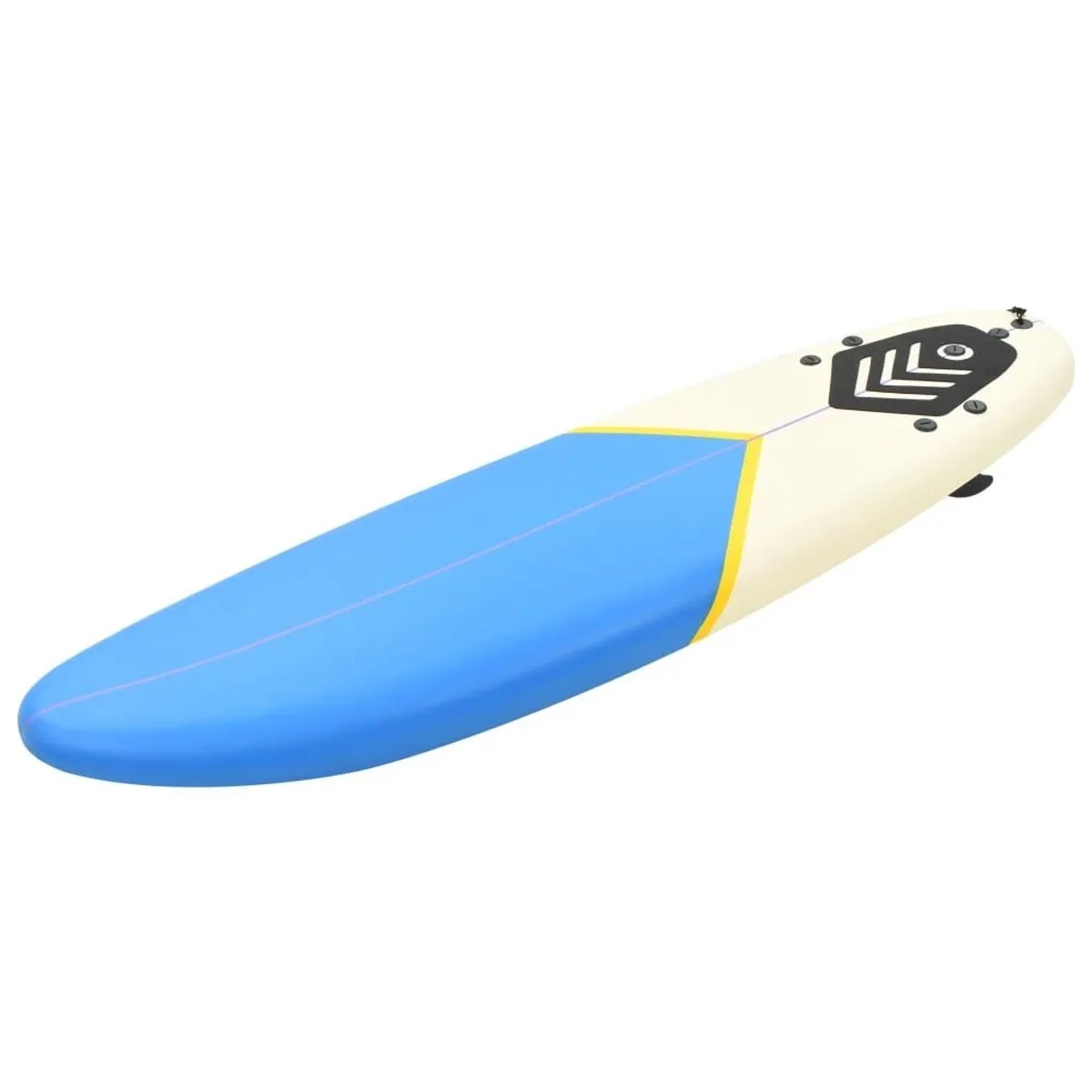 vidaXL Surfbrett 170 cm Blau und Creme 91687_2