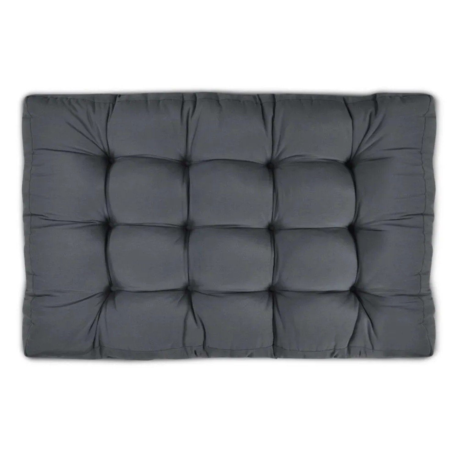 Beautissu Palettenkissen Outdoor 120 x 80 x 15 cm Graphitgrau kaufen bei OBI