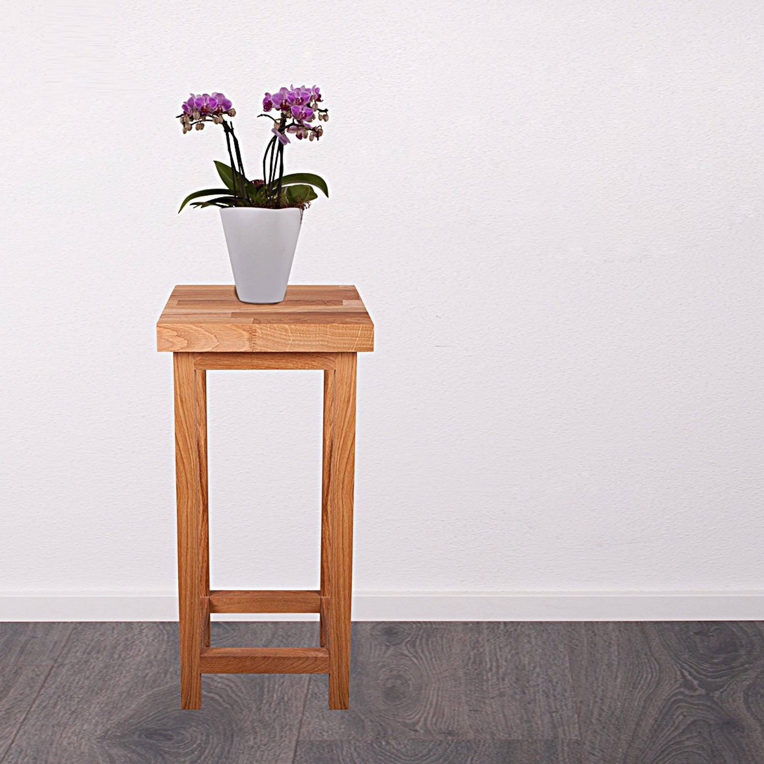 Garden Pleasure Blumenständer Max 4 Eiche 60 cm x 30 cm x 30 cm FSC