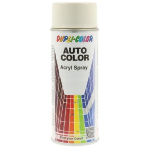 Dupli-Color Auto Color Lackspray in Weiß-Grau, 400ml Dose für Lackreparatur.