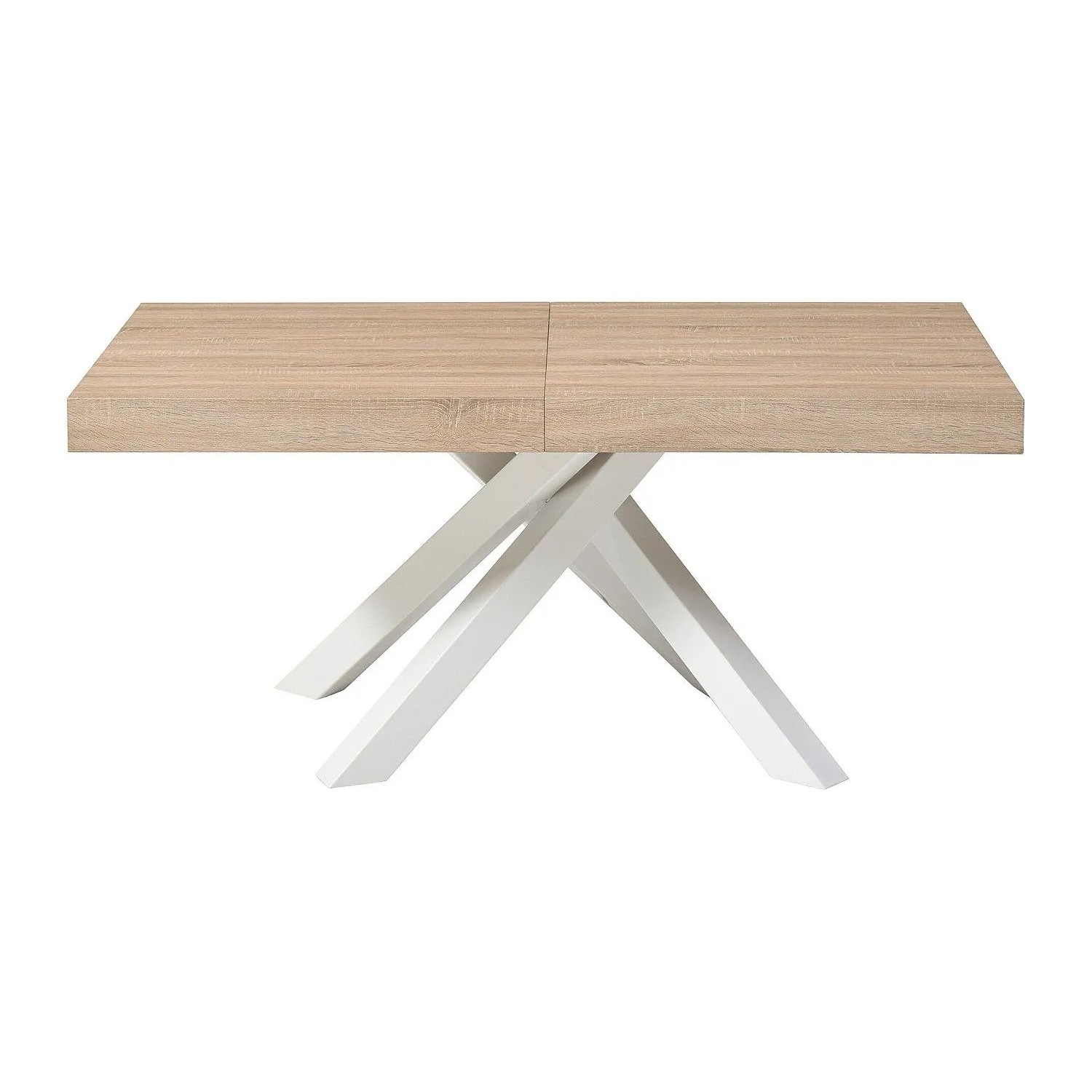 Vente-unique Esstisch Catonav Naturfarben Hell 200 cm  160 cm  240 cm