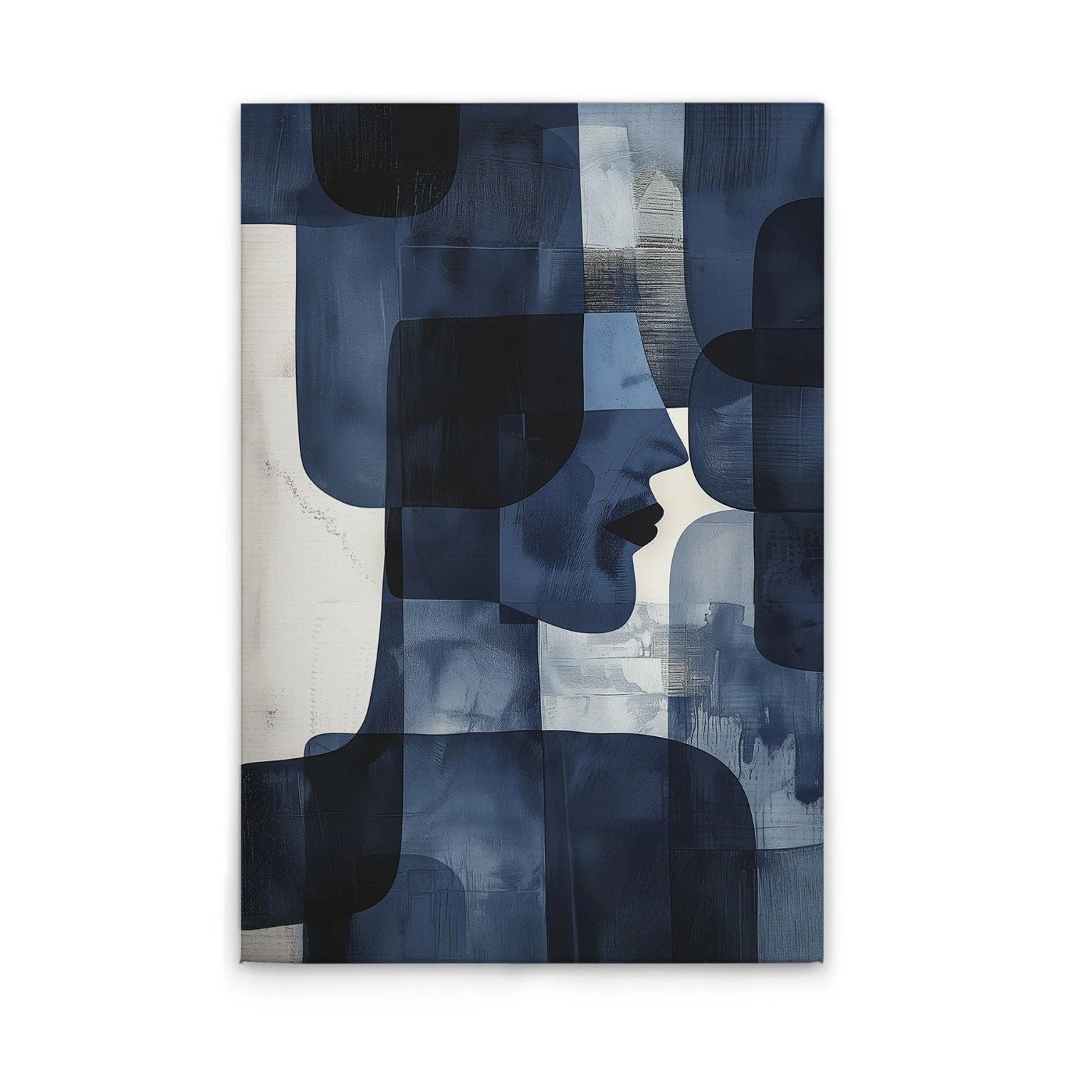 Tadessi Leinwandbild - M1-No.52085 - Abstraktes Gesicht - 40 x 60 cm - Querformat