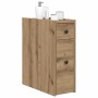 vidaXL Badschrank Schmal mit Rollen Artisan-Eiche Holzwerkstoff 855294_3
