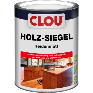 Dose Clou Holz-Siegel EL Transparent seidenmatt 2,5 l für Treppen und Parkett.