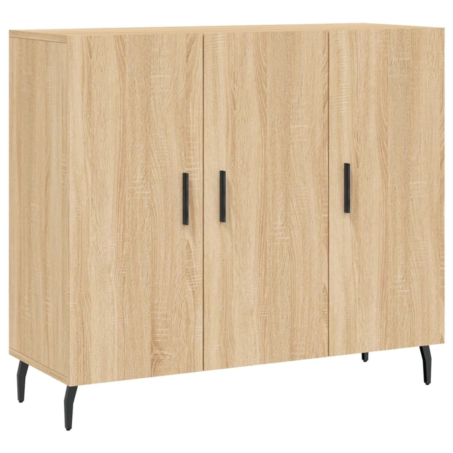 Thumbnail - vidaXL Sideboard Sonoma-Eiche 90x34x80 cm Holzwerkstoff 828127