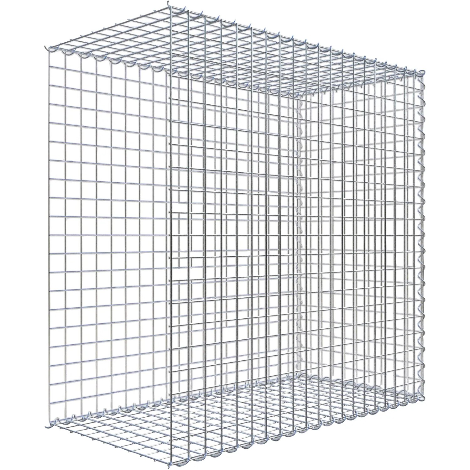 Gabiona Gabione-Anbaukorb Typ 2 100 x 100 x 50 cm Maschenw 5 x 5 cm