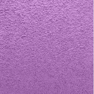 Nahaufnahme Baumwollputz Colorado 141, Pastell Violett. Strukturierte Oberfläche der Flüssigtapete.