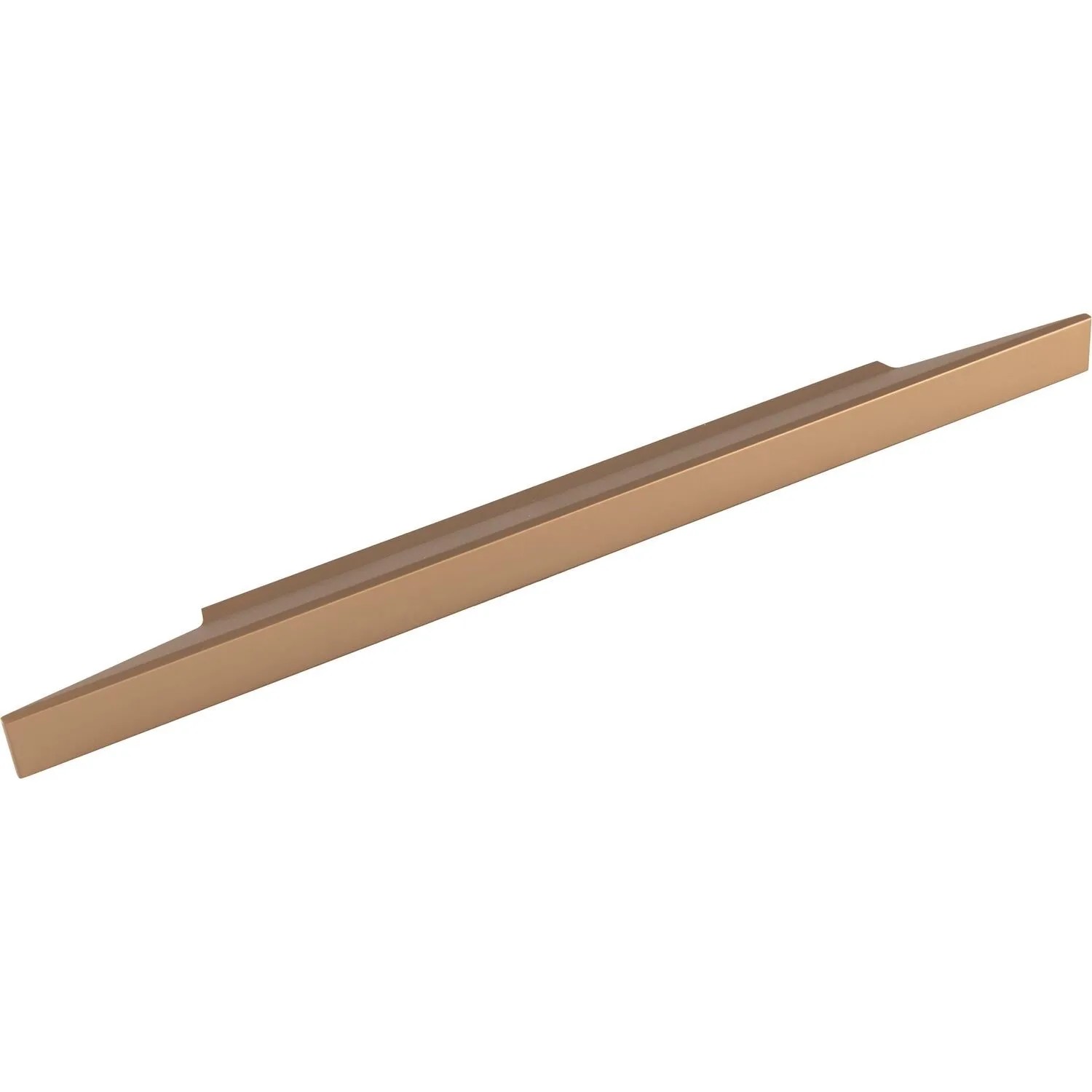 Furnipart Möbelgriff Facet La 160 mm Breite 284 mm Aluminium Messing Matt