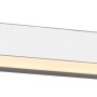 Moderne, chromfarbene Trio LED-Wandleuchte Rocco für Bad und Wohnraum, 90 cm lang.