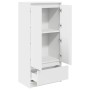 vidaXL Schrank mit Schublade Weiß 55,5x34x119,5 cm Holzwerkstoff 861643_5