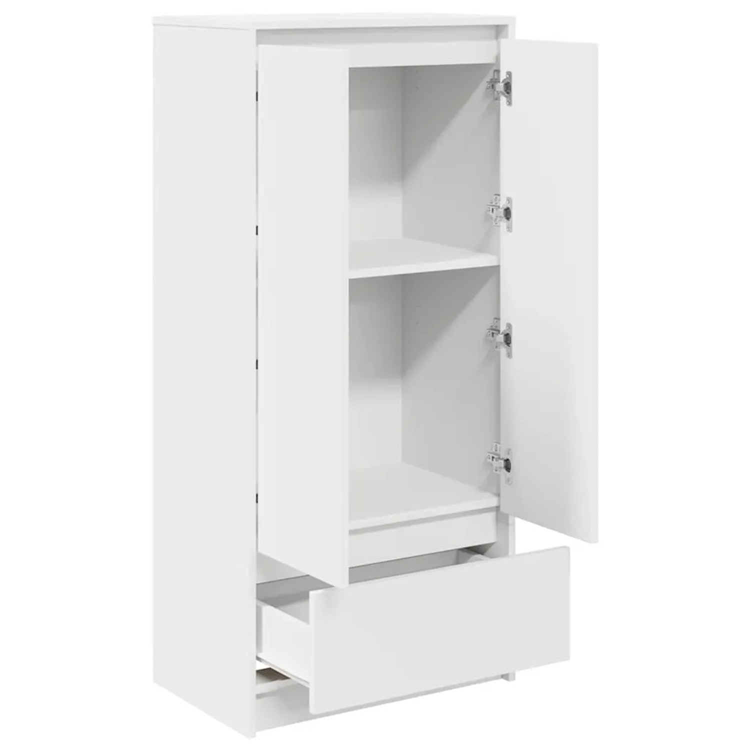 vidaXL Schrank mit Schublade Weiß 55,5x34x119,5 cm Holzwerkstoff 861643_5