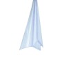 Transparente Bagnoxx Duschdichtung 135 Grad, 2m lang, für 6mm Glas. Anschlagdichtung für Duschen.