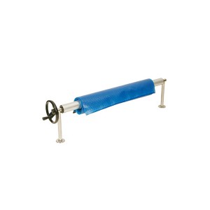 Summer Fun Pool-Aufroller für Poolabdeckungen bis 540 cm, feste Montage.