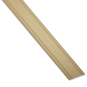 SOTECH Übergangsprofil Cross 1000 x 30 x 2 mm Selbstklebend Aus Aluminium Messing Eloxiert