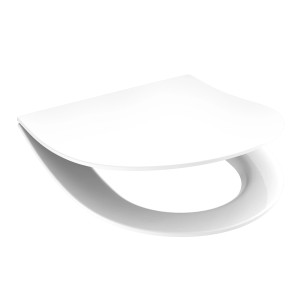 Schütte WC-Sitz D-Form Pro 6 Duroplast mit Absenkautomatik Weiß