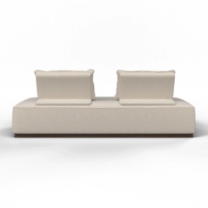 Bessagi Home Sofa Christina Beige Webstoff