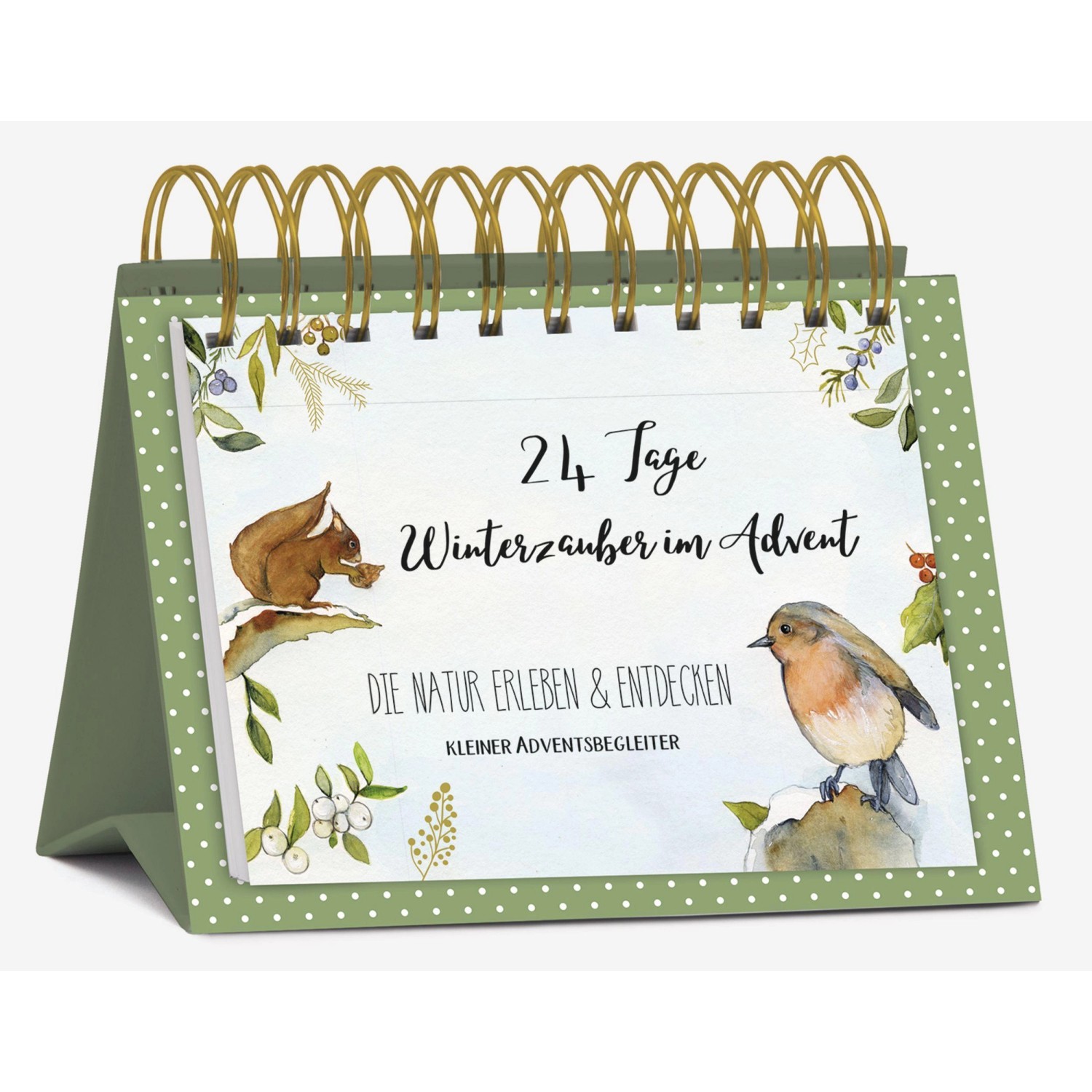 Tisch-Adventskalender -'24 Tage Winterzauber im Advent-'