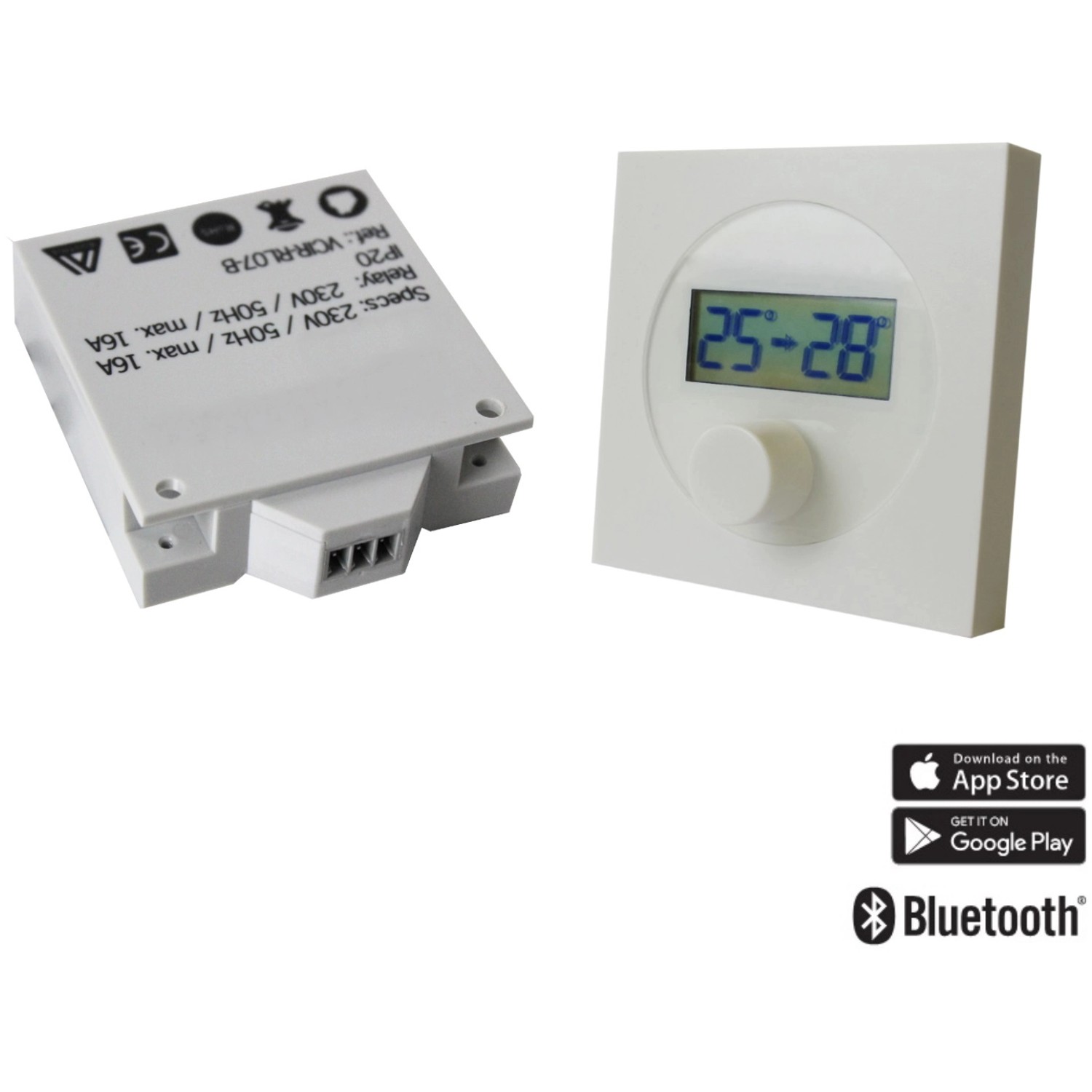 Ximax Funk-Thermostat Adapter-Set für Infrarotheizungen Weiß günstig online kaufen
