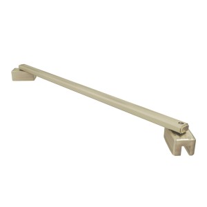 Duschparadies Stabilisierungsstange 45cm Stabilisator Für 6-8mm Glas Walk-in Dusche Glas Seitenwand Gold Gebürstet