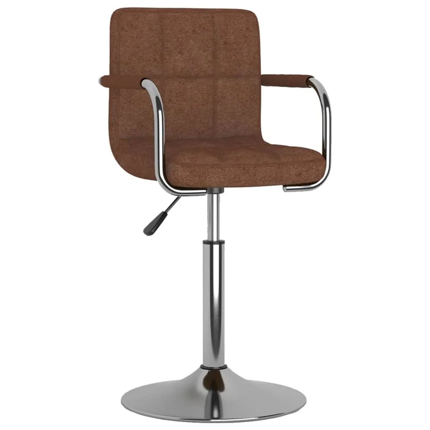 vidaXL Barhocker Braun Stoff 334546