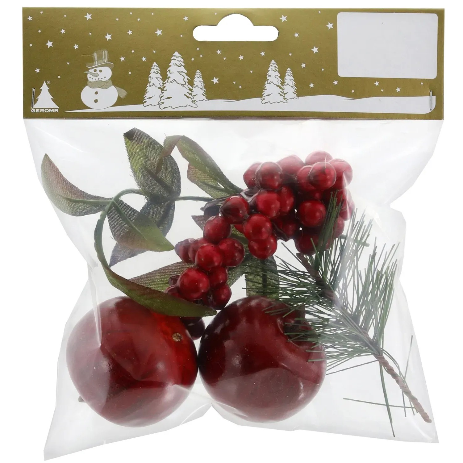 Weihnachtsdekoration Stechpalmen & Beeren – 100 Stück, 3,5 Cm, Für Basteln, Karten, Geschenkanhänger & Baumdekoration