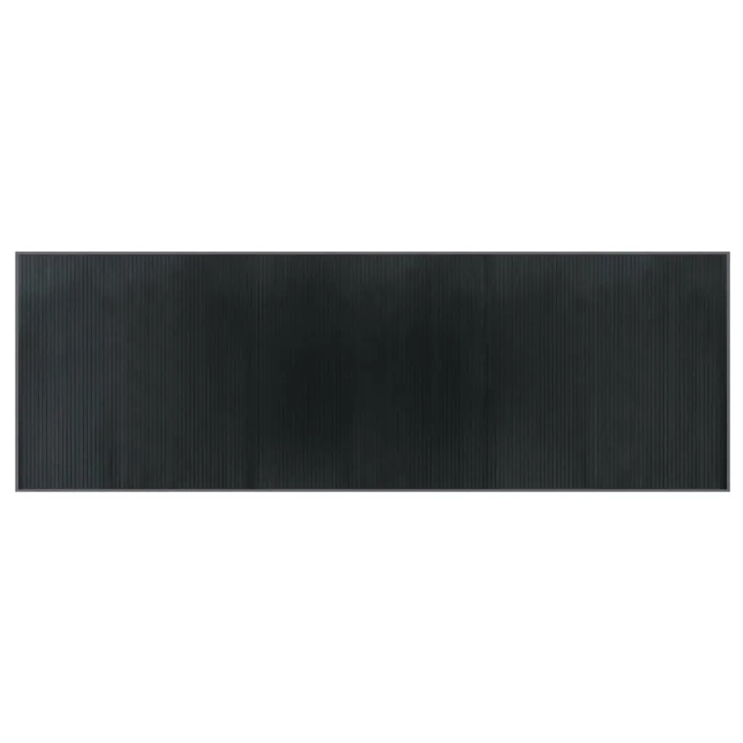 vidaXL Teppich Rechteckig Grau 100x300 cm Bambus 376952 günstig online kaufen