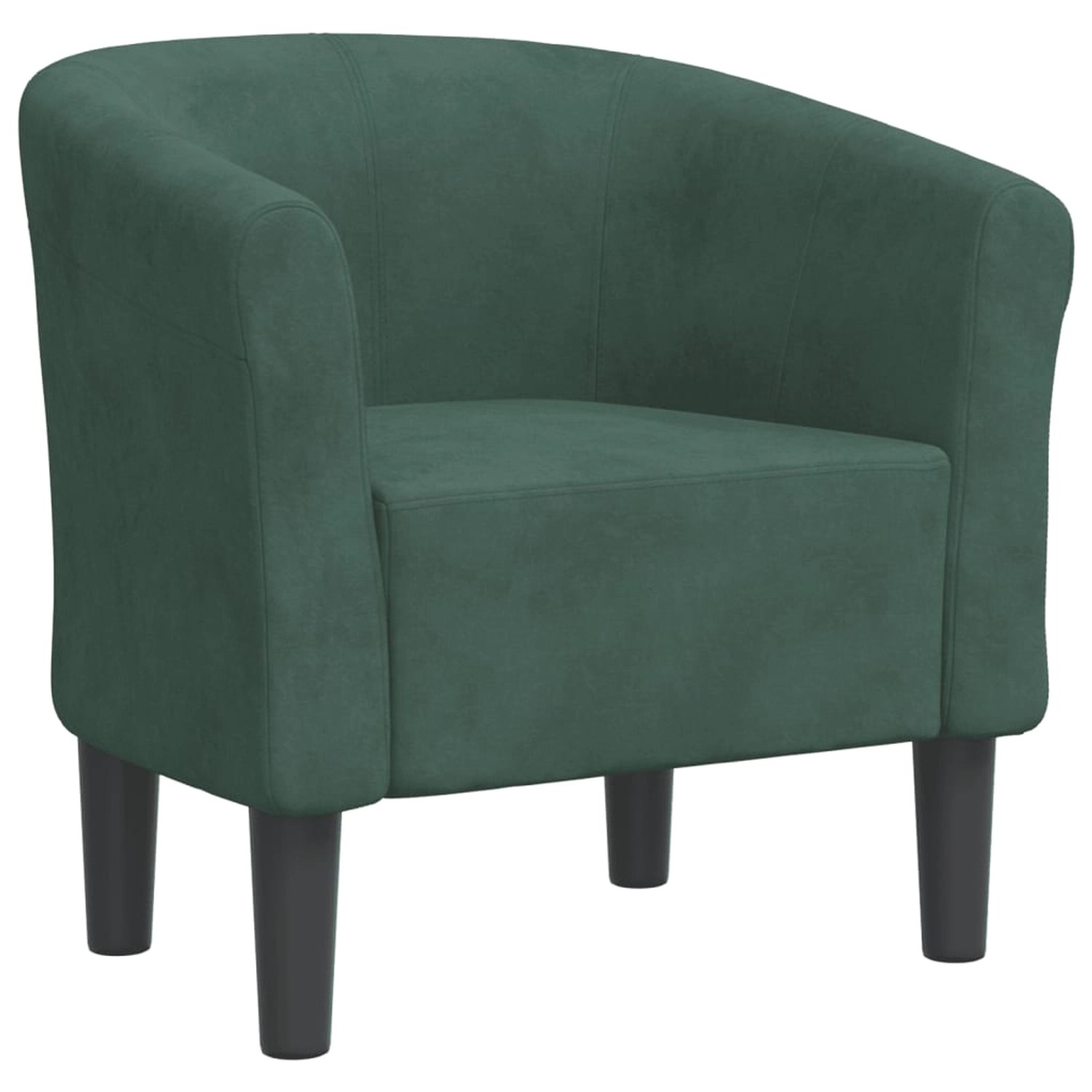 vidaXL Clubsessel Dunkelgrün Samt 356444 günstig online kaufen