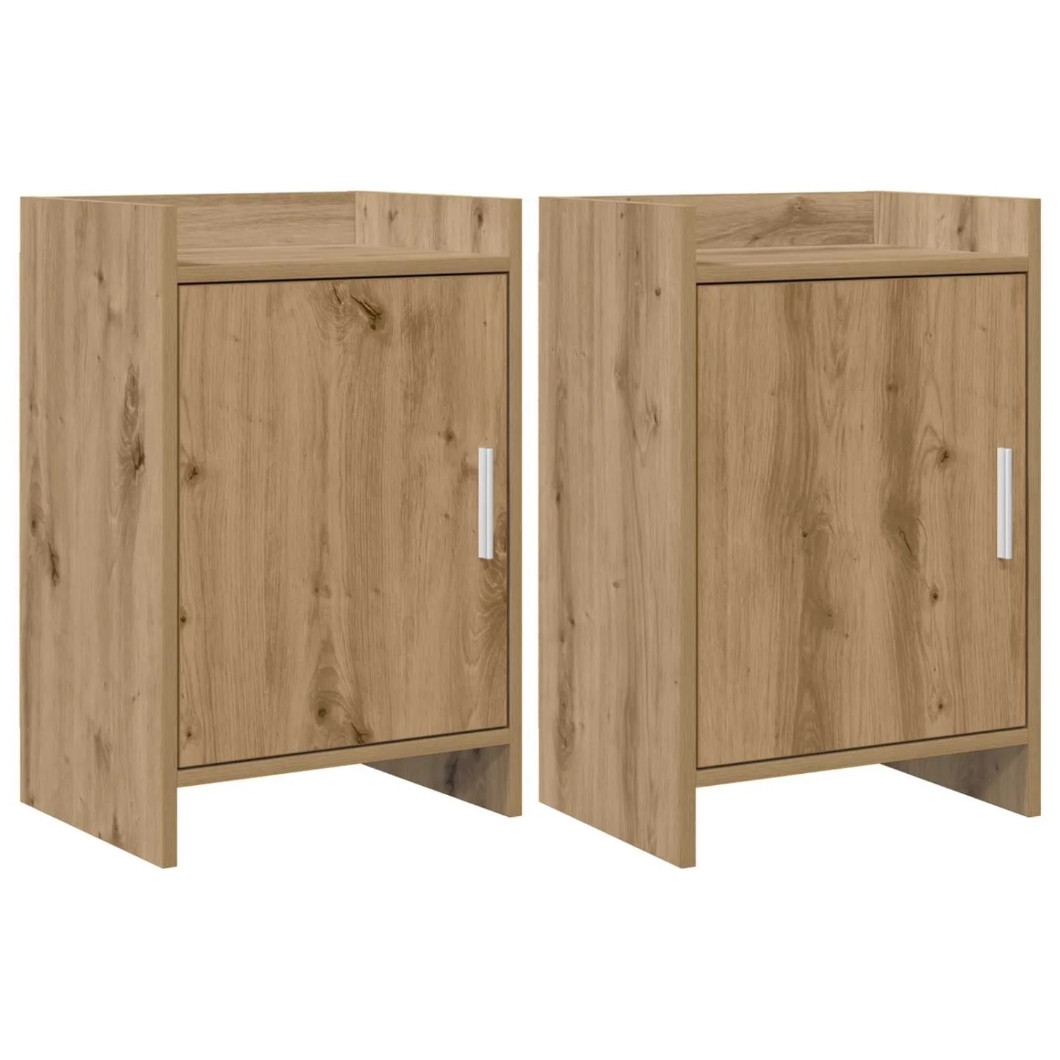 vidaXL Nachttische 2 Stk Artisan-Eiche 40 x 30 x 60 cm Holzwerkstoff 8011026