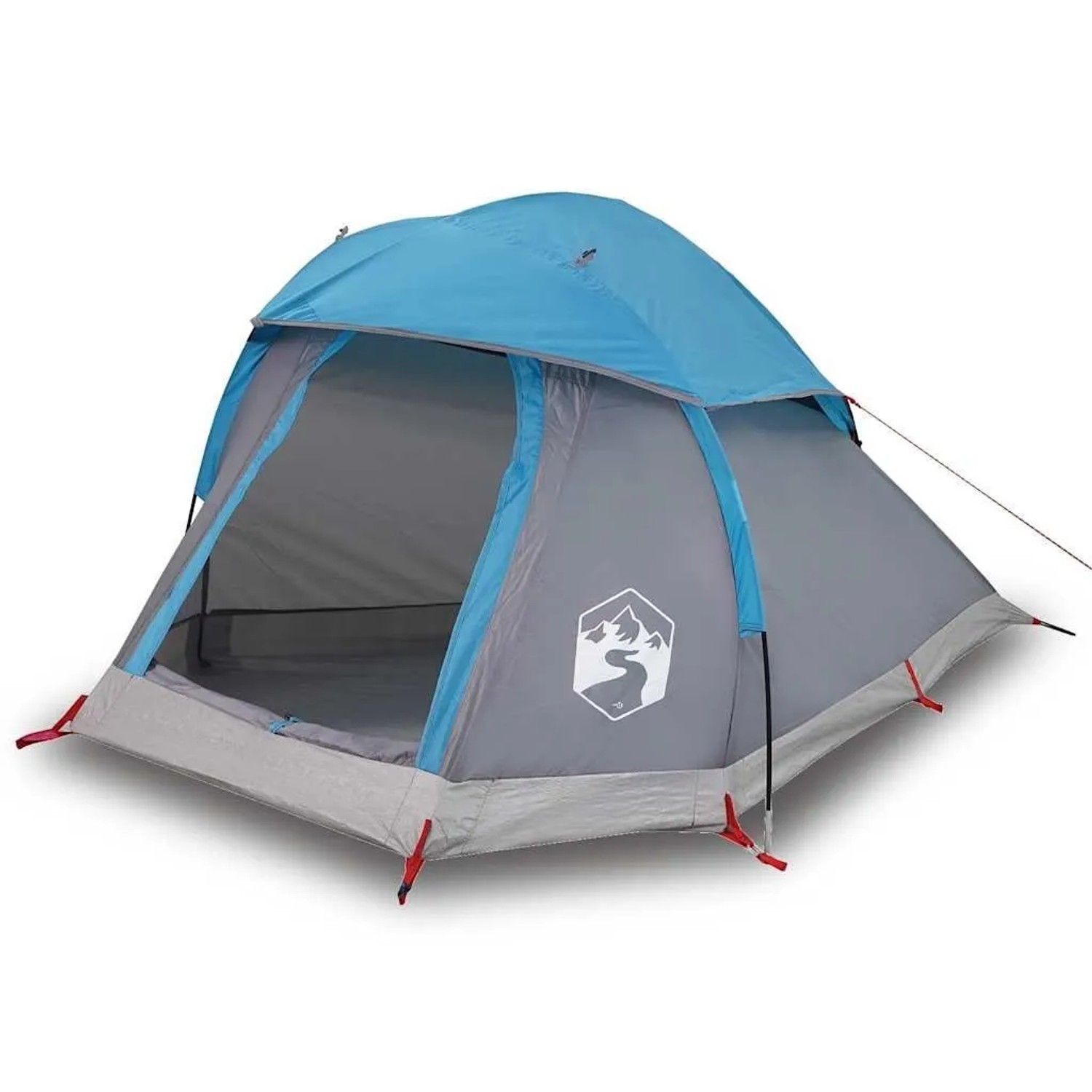 Furnicato Campingzelt Kuppel Blau 130 X 250 X 97 Cm