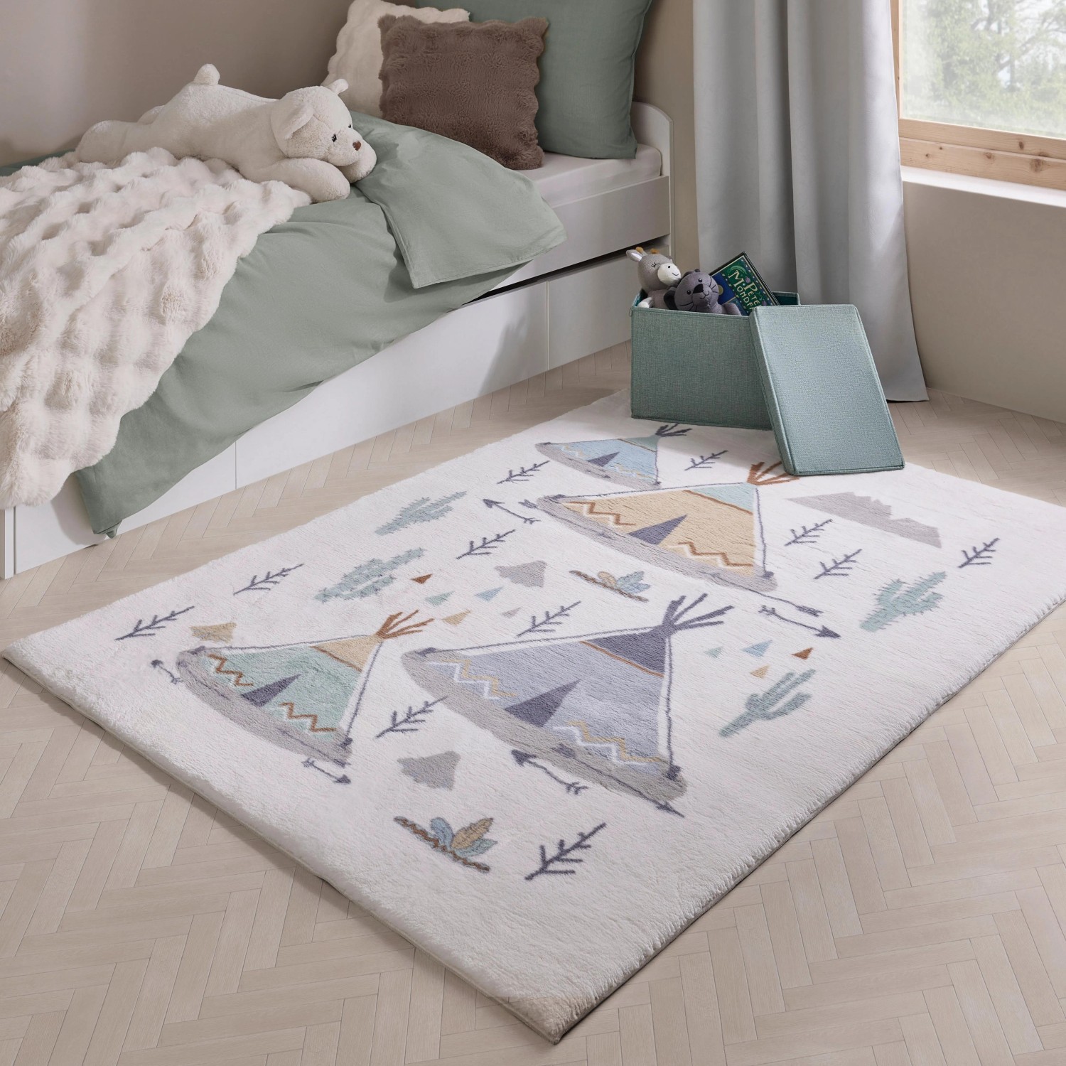 Premium Living Felldecke Bella Naturfarben ca. 130x180cm_10