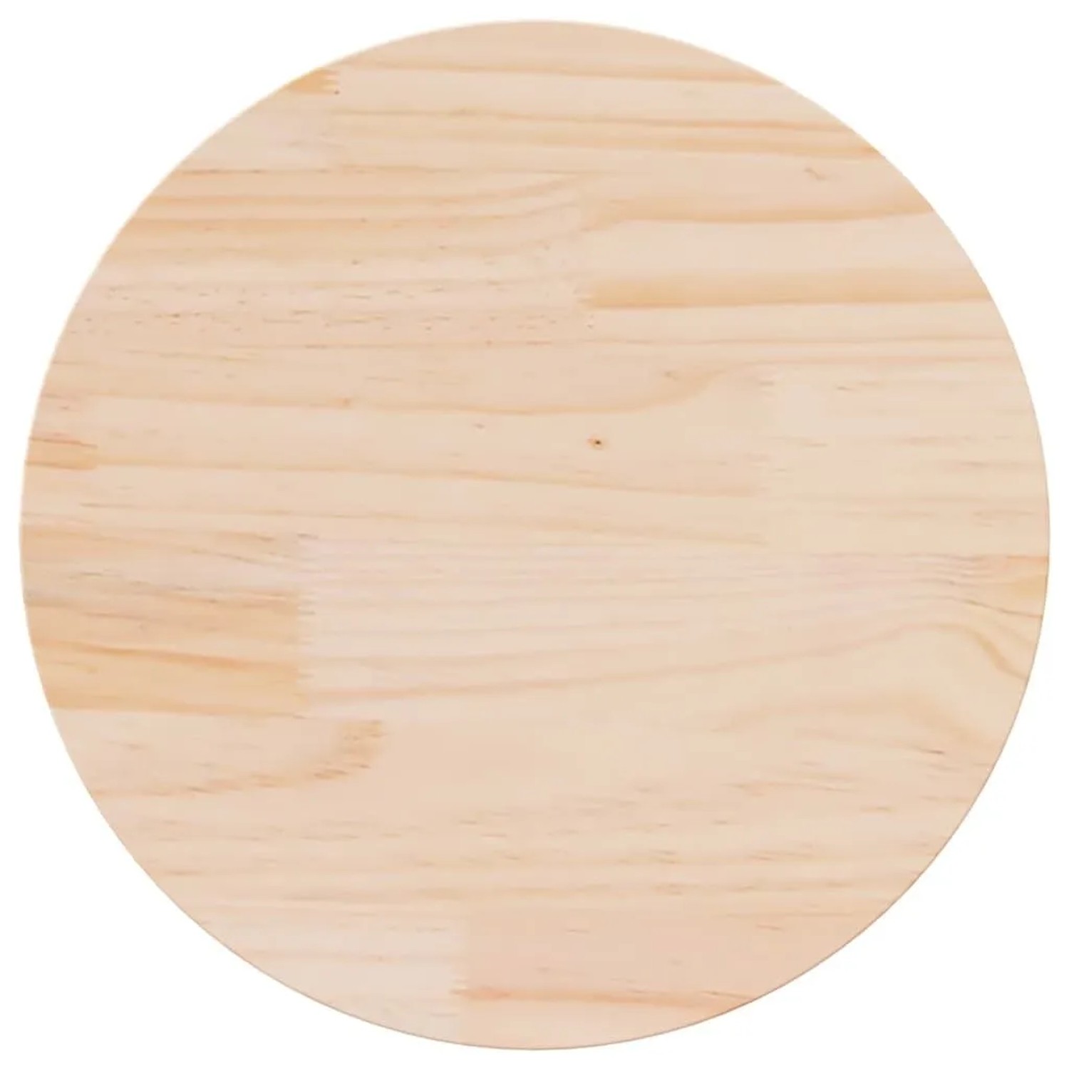 vidaXL Tischplatte Rund Ø70x3 cm Massivholz Kiefer 833667