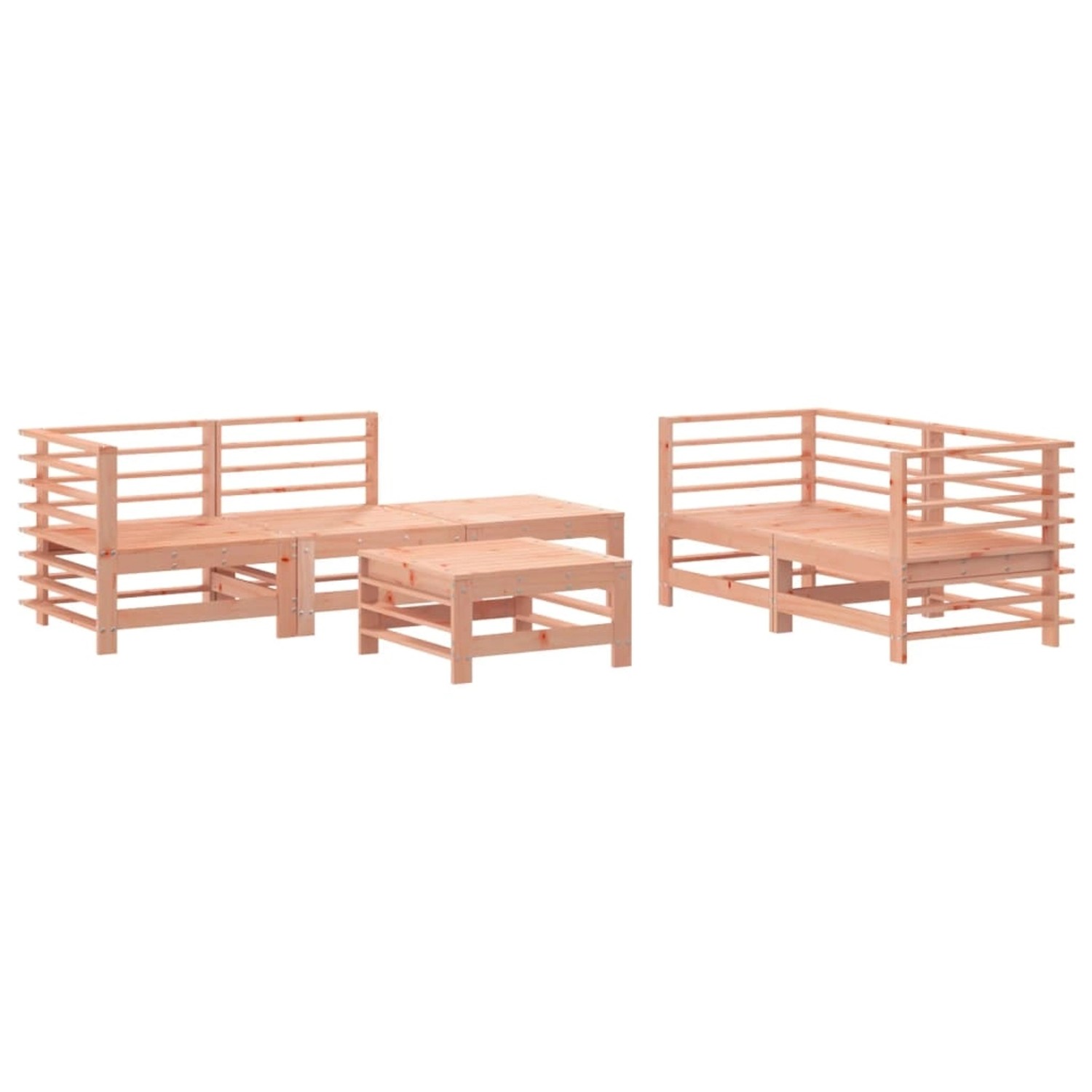 vidaXL 6-tlg Garten-Lounge-Set Massivholz Douglasie Modell 5